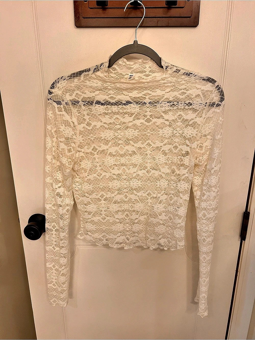 BP. Lace Long Sleeve Lace Layering Top